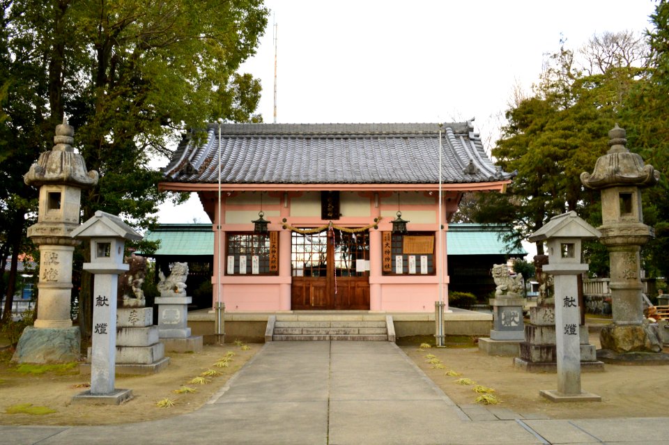 Omiwa-jinja (Ichinomiya) haiden