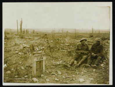 Once a farm - now just marked by a board, Bestanddeelnr 158-0732