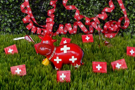 Souvenirs flag swiss flag