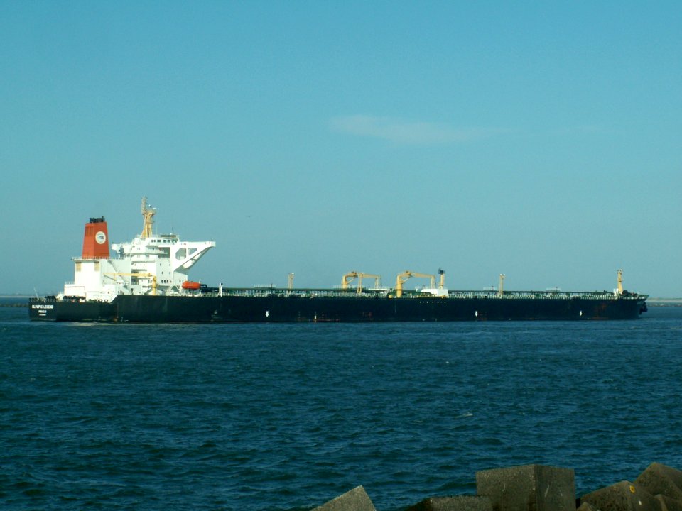 Olympic Legend p6 approaching Port of Rotterdam, Holland 15-Jul-2006