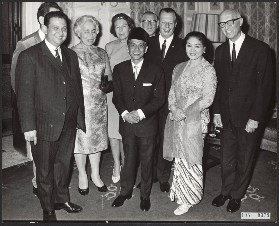 Onafhankelijkheidsherdenking door de Indonesische ambassade in kasteel Oud-Wasse, Bestanddeelnr 105-0379