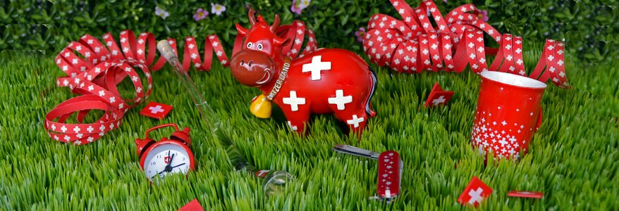 Souvenirs flag swiss flag