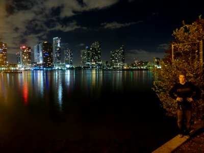 Omni skyline Miami, 2012, long exposure