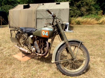 Old military Matchless motorcycle, C6115626 pic3
