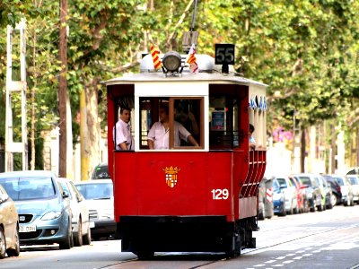 Old tram at Barcelona pic06