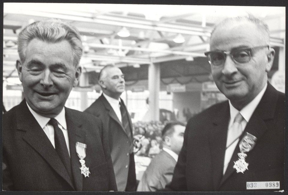 Omroeporganisaties, jubilea, ministers, Meyer Sluyzer, Utrecht, Bestanddeelnr 093-0989