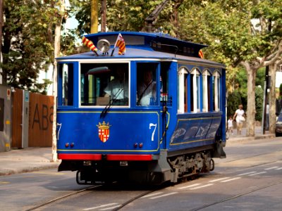 Old tram at Barcelona pic04