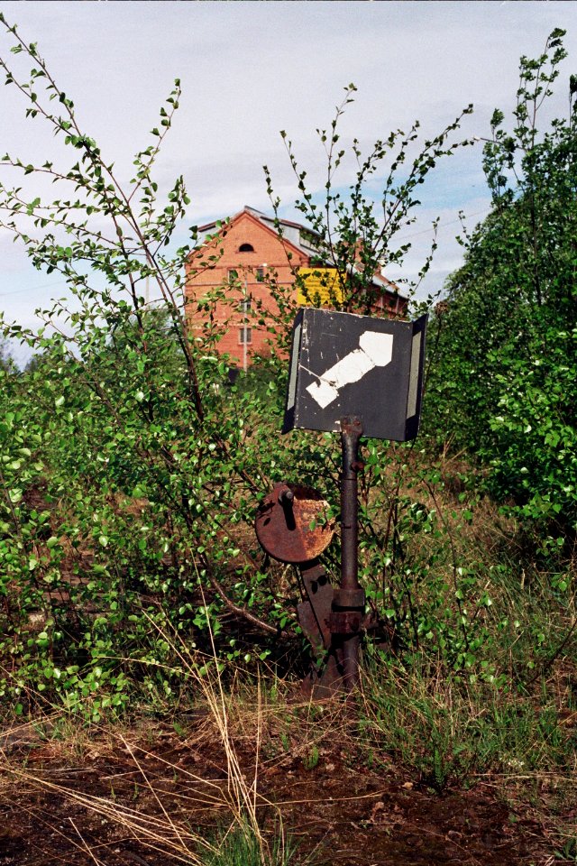 Old point lever in Toppila May2009 001