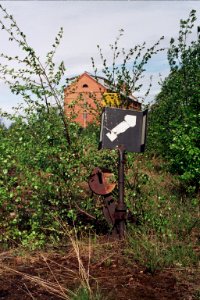 Old point lever in Toppila May2009 001