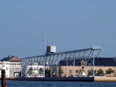 Old port cranes at Copenhagen pic-002