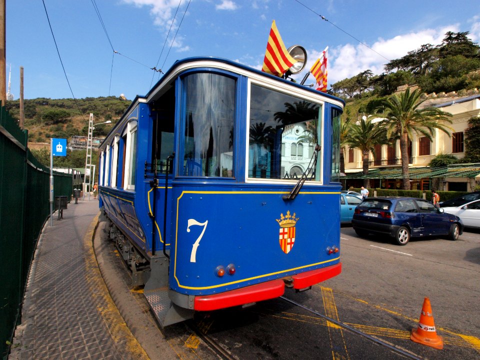 Old tram at Barcelona pic07