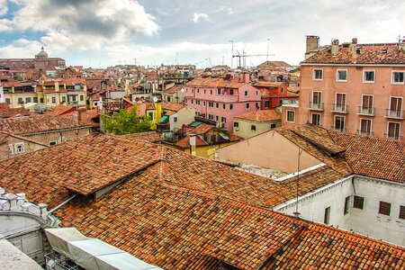 Roofs vista cityscape photo