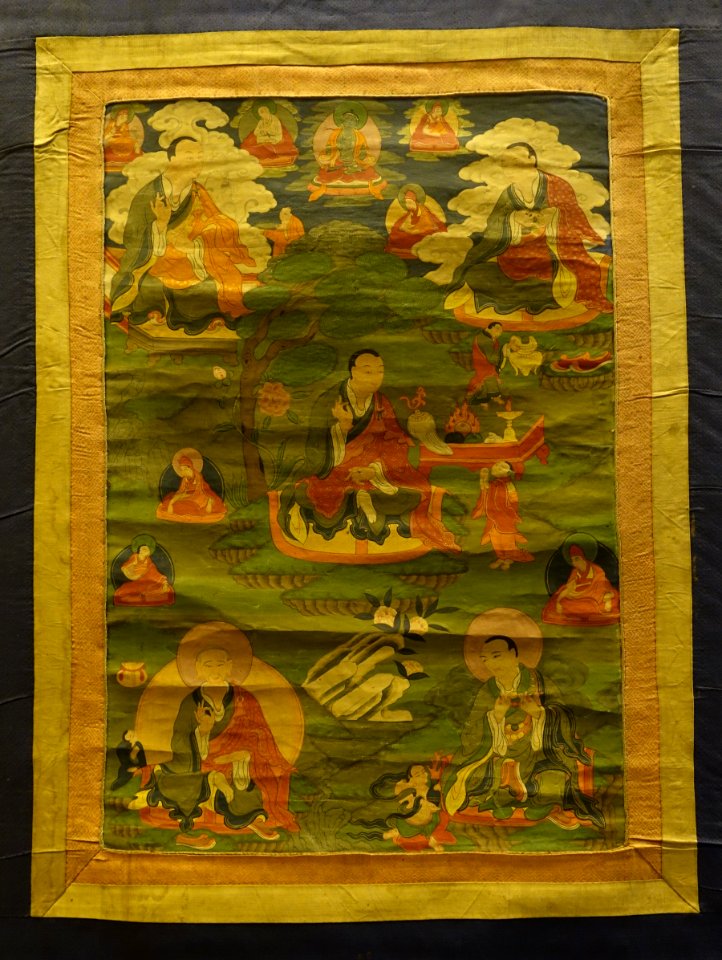 One of the Sixteen Arhats, Tibet, 1644-1911 AD - Sichuan Provincial Museum - Chengdu, China - DSC04478
