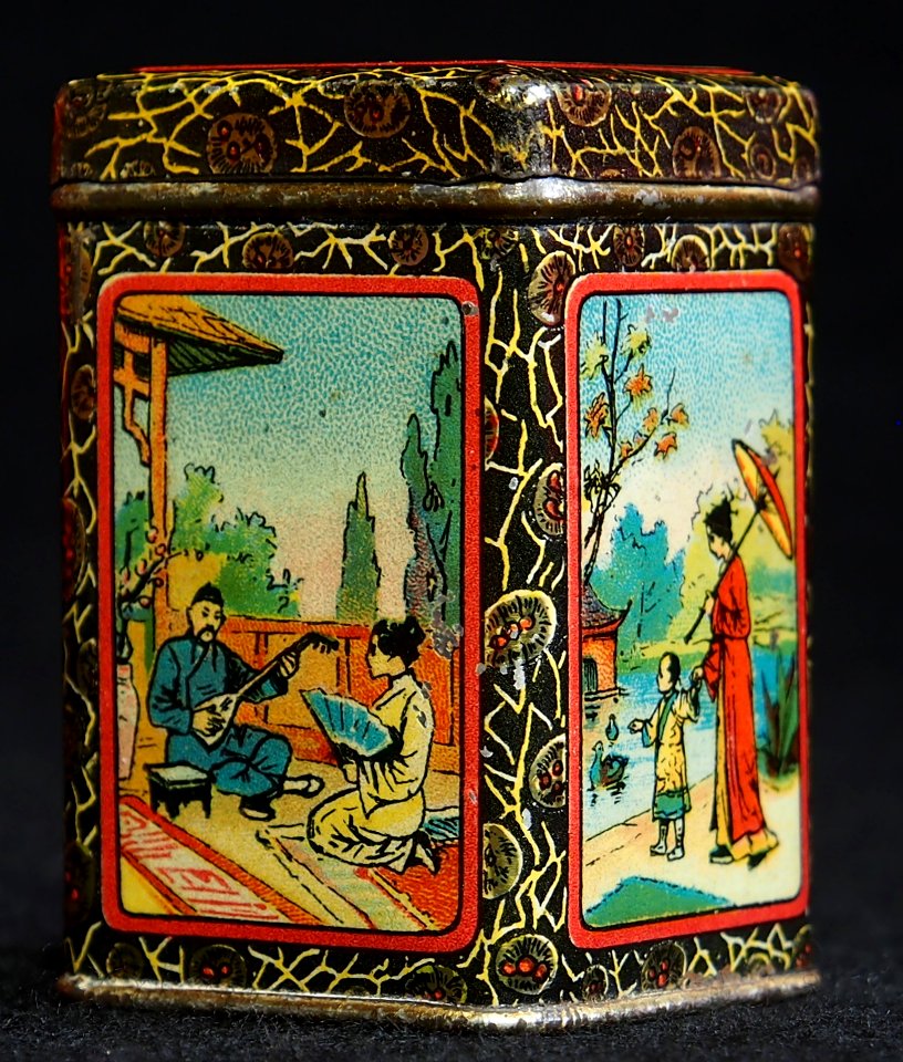 Old tea sample tin, foto6