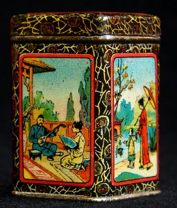 Old tea sample tin, foto6