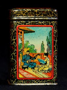 Old tea sample tin, foto2