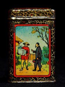 Old tea sample tin, foto3