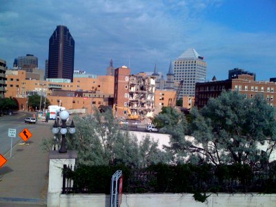 Old St. Joseph Hospital Demolition 2009-05