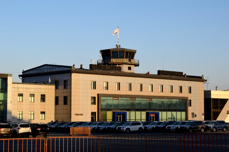 Old terminal B of Vladivostok International Airport. 13