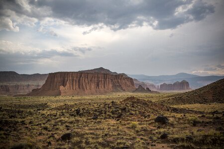 Upper cathedral valley capitol reef national park utah photo