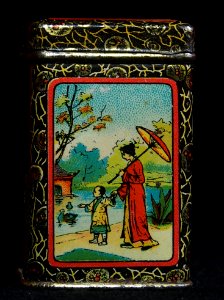 Old tea sample tin, foto5