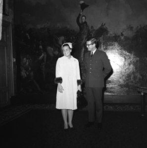 Ondertrouw prinses Margriet en Pieter van Vollenhoven, Bestanddeelnr 919-8659