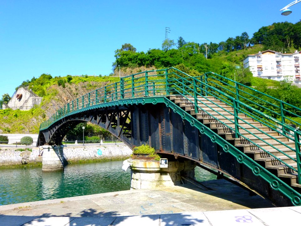 Ondarroa - Pasarela de Alfonso XIII. o Puente de la Playa (Plaiko Zubixe)