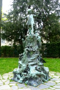 Peter Pan by George Frampton - Egmont Park - Brussels, Belgium - DSC08303