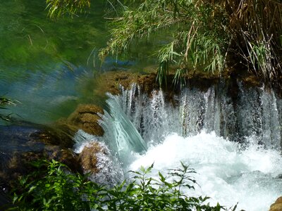 Dalmatia waterfalls cascade croatia national park photo