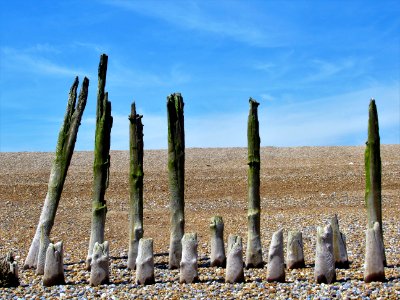 Pett Level Beach, sea defences 6