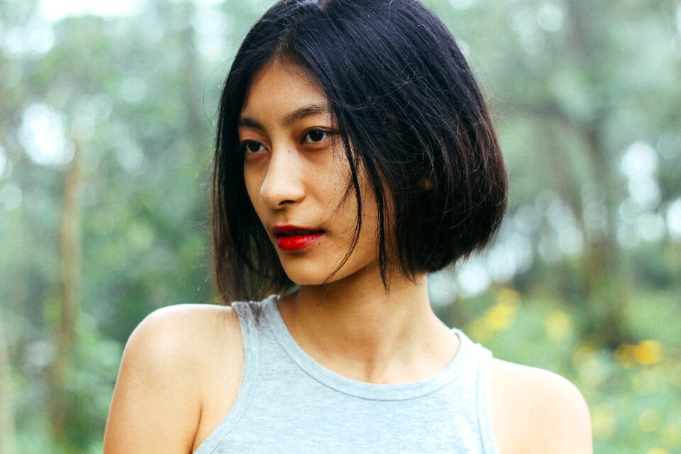 Portrait female young