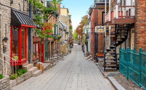 Petit champlain, Quebec Ville, Canada