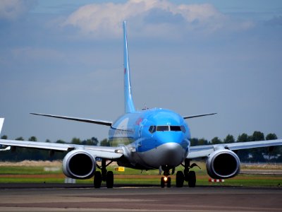 PH-TFD ArkeFly Boeing 737-86N(WL) taxiing at Schiphol (AMS - EHAM), The Netherlands, 18may2014, pic- 2