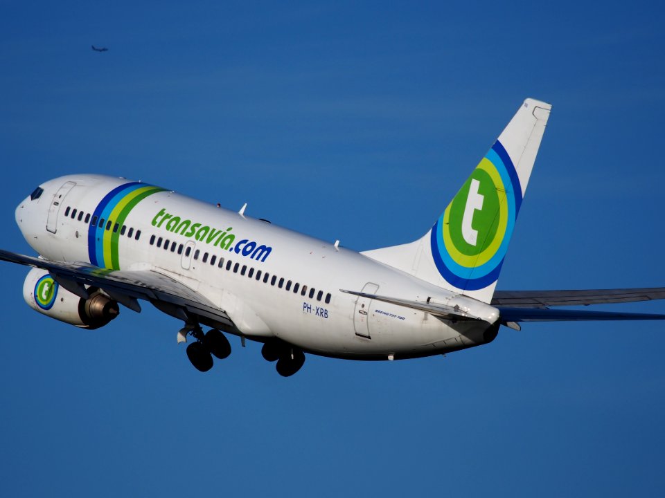 PH-XRB Transavia Boeing 737-7K2(WL) takeoff from Schiphol (AMS - EHAM), The Netherlands, 11june2014, pic-4