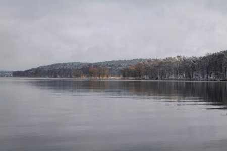 Pfaueninsel and Wannsee from Düppeler Forst with snow 2021-01-30 14