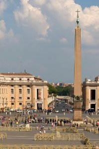 Piazza San Pietro, Obelisque, piazza Pio XII, Via della Conciliazione, Vatican, Rome, Italy