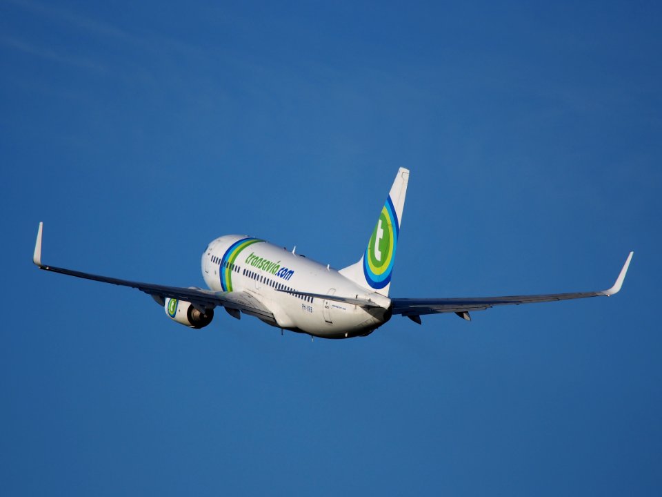 PH-XRB Transavia Boeing 737-7K2(WL) takeoff from Schiphol (AMS - EHAM), The Netherlands, 11june2014, pic-5