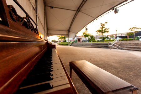 Piano in Railroad Park 2 photo