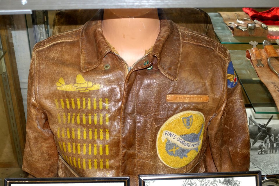 Pilot jacket - Oregon Air and Space Museum - Eugene, Oregon - DSC09883
