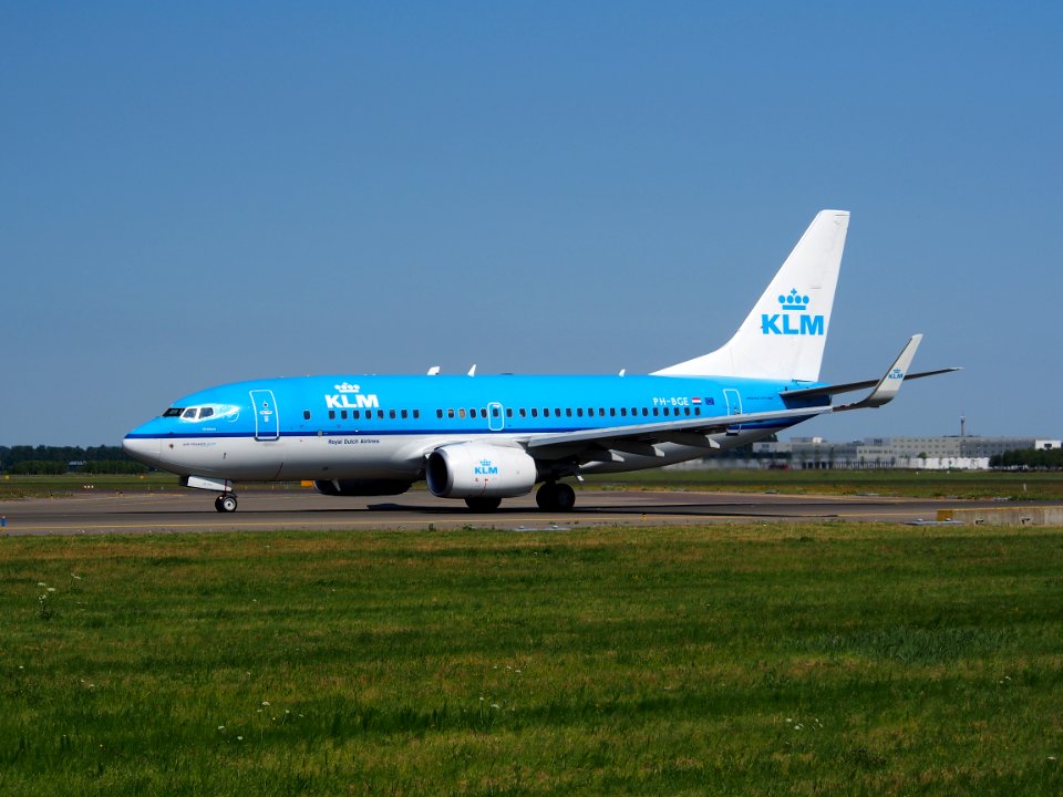 PH-BGE KLM Royal Dutch Airlines Boeing 737-7K2(WL) - cn 30371, taxiing 21july2013 pic-003