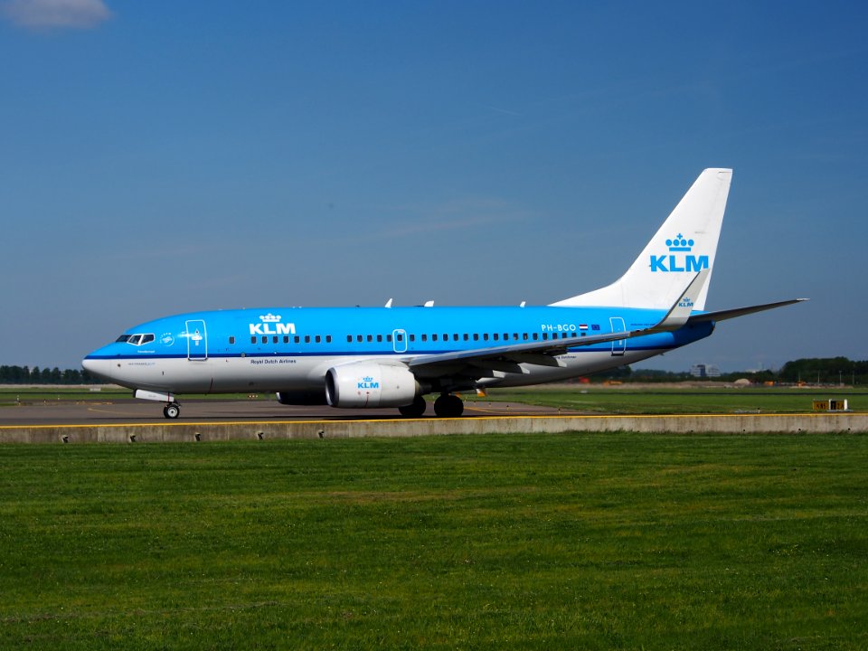 PH-BGO KLM Boeing 737-7K2 at Schiphol (AMS - EHAM), The Netherlands, 16may2014, pic-2