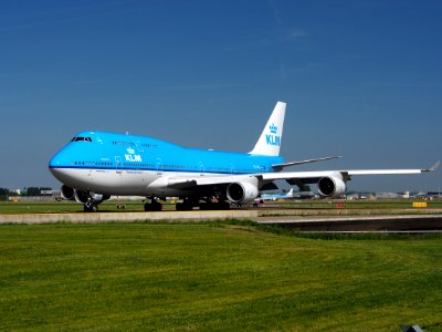 PH-BFG KLM Royal Dutch Airlines Boeing 747-406 at Schiphol (AMS - EHAM), The Netherlands, 16may2014, pic-3 photo