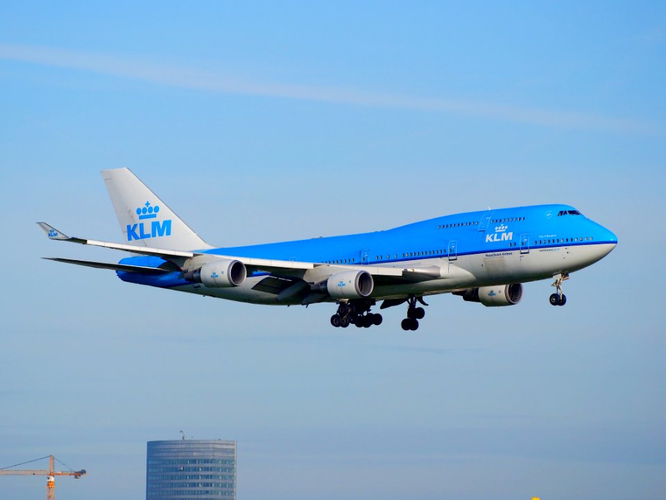 PH-BFB KLM Royal Dutch Airlines Boeing 747-406, landing at Schiphol (AMS - EHAM), The Netherlands, 16may2014, pic4