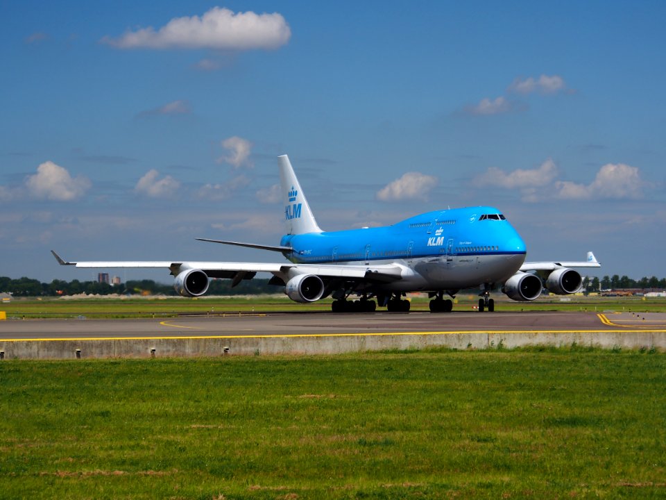 PH-BFC KLM Royal Dutch Airlines Boeing 747-406(M) taxiing at Schiphol (AMS - EHAM), The Netherlands, 18may2014, pic-1