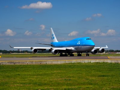 PH-BFC KLM Royal Dutch Airlines Boeing 747-406(M) taxiing at Schiphol (AMS - EHAM), The Netherlands, 18may2014, pic-1
