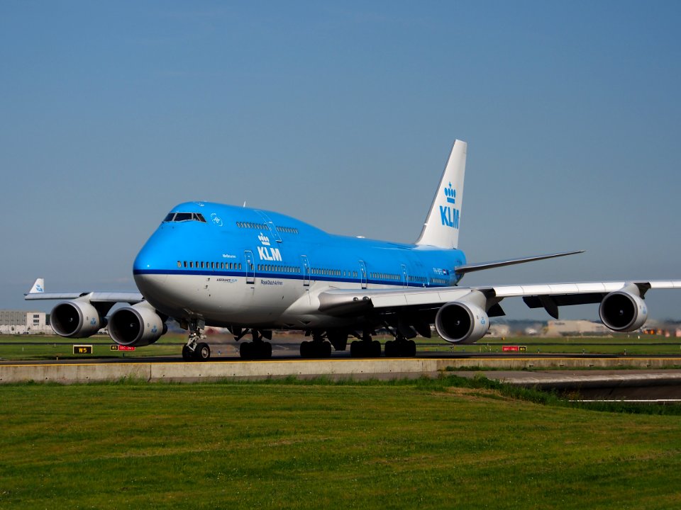 PH-BFE KLM Boeing 747-400 taxiing at Schiphol (AMS - EHAM), The Netherlands, 17may2014, pic-3