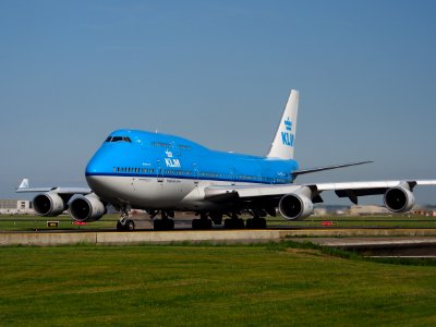 PH-BFE KLM Boeing 747-400 taxiing at Schiphol (AMS - EHAM), The Netherlands, 17may2014, pic-3 photo