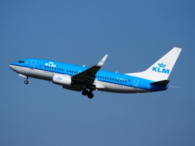 PH-BGT KLM Boeing 737-700 takeoff from Schiphol (AMS - EHAM), The Netherlands, 18may2014