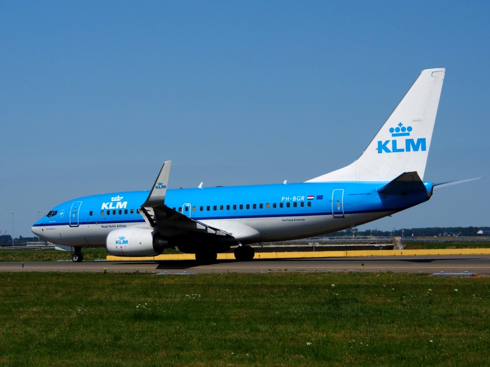 PH-BGR KLM Royal Dutch Airlines Boeing 737-7K2(WL) - cn 39446 taxiing 21july2013 pic-005