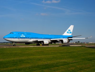 PH-BFE KLM Boeing 747-400 taxiing at Schiphol (AMS - EHAM), The Netherlands, 17may2014, pic-5 photo
